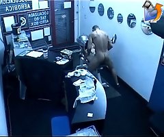 Receptionist in the gym gets tosses from a new coach!