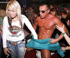 Gorgeous Amateur Girls Gobble Down Strangers  Dicks at Hardcore CFNM Party