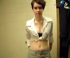 Sassy teen eats cock down and gets jigged
