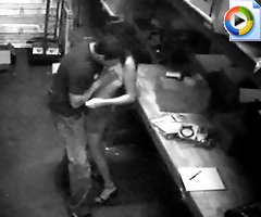 Hardcore fuck at the warehouse!