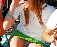 Mouth watering free gallery with upskirt voyeurs