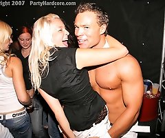 Amateur Babes at Strip Show Go Wild For Buff Masked Stripper Dude