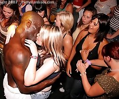 Stripper Party Becomes Hardcore Sex Party with Amateur Girls Sucking and Fucking