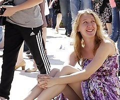 Beautiful ladies accidental upskirts