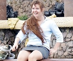 Sexy upskirt butts exposed