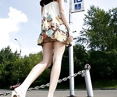 Swabbie panty upskirt
