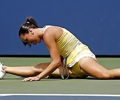 Set of Ana Ivanovic wet tennis camel toe