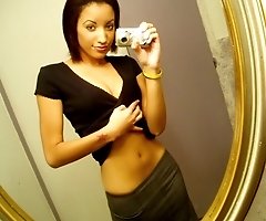 Incredibly hot pics with doll showing off pierced nipples