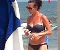 Bodies in sexy swimsuits in the sun