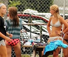 Voyeur hunter caught many bikinis